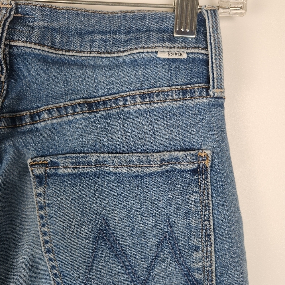 MOTHER The Tripper Ankle Jeans - High Waisted Cropped Flare - Size 27 - Picture 3 of 12